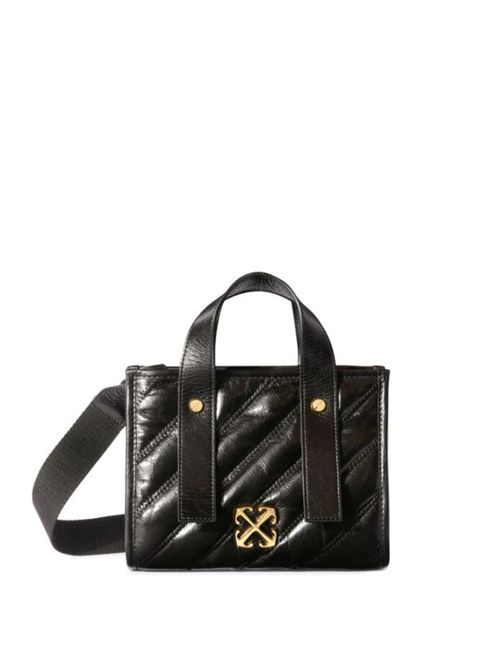 QUILTING TOTE BAG OFF-WHITE | OWNA238C99LEA00110001000 BLACK